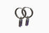 Ameya अमेय | Amethyst | Hoop | Silber | Rhodiniert