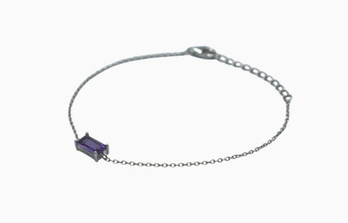 Ameya अमेय | Amethyst | Armband | Silber | Rhodiniert