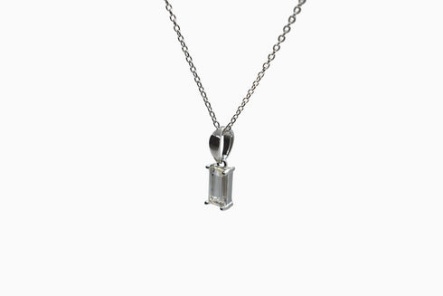 Ameya अमेय | Bergkristall | Halskette | Silber | Rhodiniert