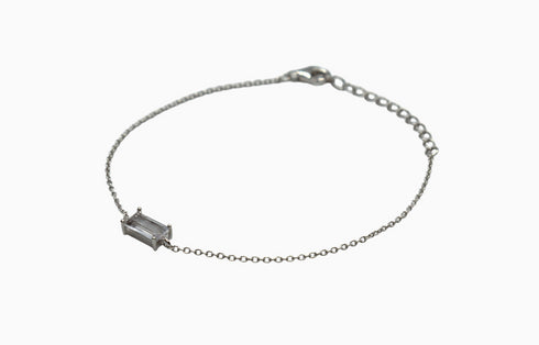 Ameya अमेय | Bergkristall | Armband | Silber | Rhodiniert