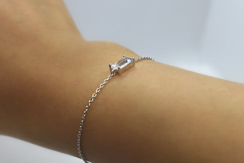 Ameya अमेय | Bergkristall | Armband | Silber | Rhodiniert