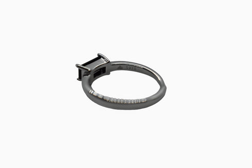 Ameya अमेय | Onyx | Ring | Silber | Rhodiniert