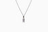 Ameya अमेय | Rose Quartz | Necklace | Silver | Rhodium Plated