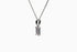 Ameya अमेय | Rose Quartz | Necklace | Silver | Rhodium Plated