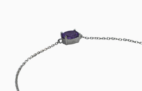 Divya दिव्या | Amethyst | Armband | Silber | Rhodiniert