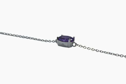 Divya दिव्या | Amethyst | Armband | Silber | Rhodiniert