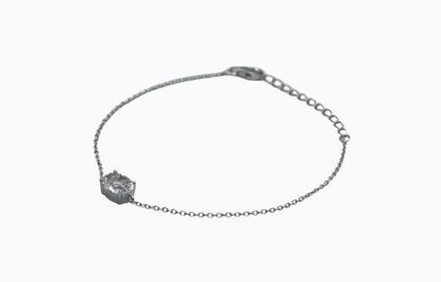 Divya दिव्या | Bergkristall | Armband | Silber | Rhodiniert