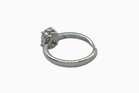 Divya दिव्या | Bergkristall | Ring | Silber | Rhodiniert