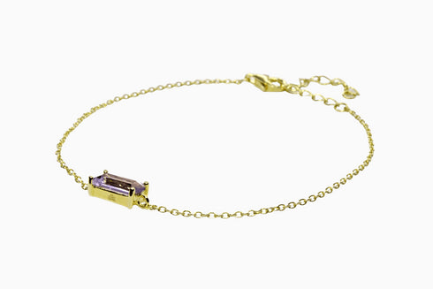 Ameya अमेय | Amethyst | Bracelet | 18K Gold Vermeil