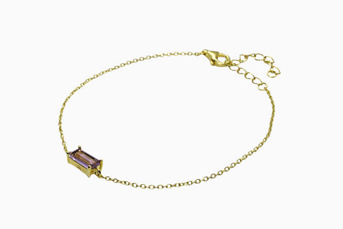 Ameya अमेय | Amethyst | Bracelet | 18K Gold Vermeil