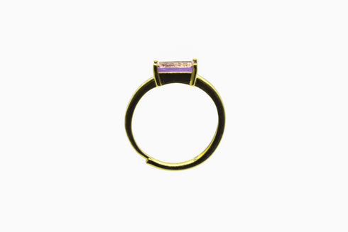 Ameya अमेय | Amethyst | Ring | 18K Vermeil Vergoldung