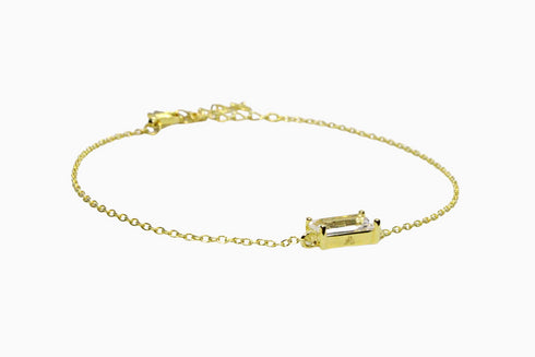 Ameya अमेय | Bergkristall | Armband | 18K Vermeil Vergoldung