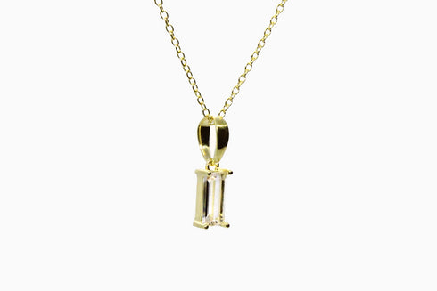 Ameya अमेय | Bergkristall | Halskette | 18K Vermeil Vergoldung