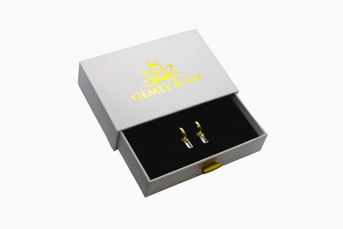 Ameya अमेय | Bergkristall | Hoop | 18K Vermeil Vergoldung