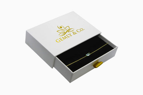 Ameya अमेय | Blauer Topas | Armband | 18K Vermeil Vergoldung