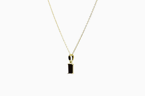 Ameya अमेय | Onyx | Halskette | 18K Vermeil Vergoldung