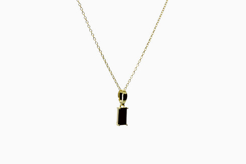 Ameya अमेय | Onyx | Halskette | 18K Vermeil Vergoldung