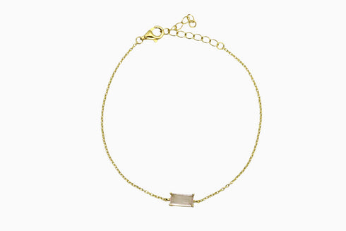 Ameya अमेय | Rose Quartz | Bracelet | 18K Gold Vermeil