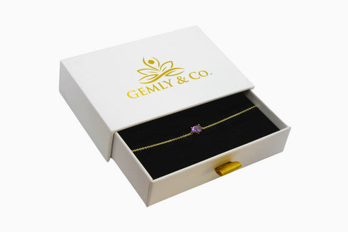 Divya दिव्या | Amethyst | Armband | 18K Vermeil Vergoldung