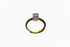 Divya दिव्या | Amethyst | Ring | 18K Vermeil Vergoldung