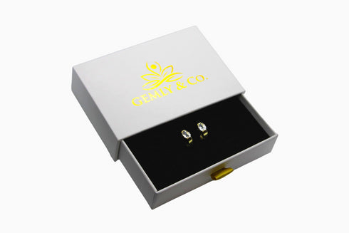 Divya दिव्या | Bergkristall | Hoop | 18K Vermeil Vergoldung