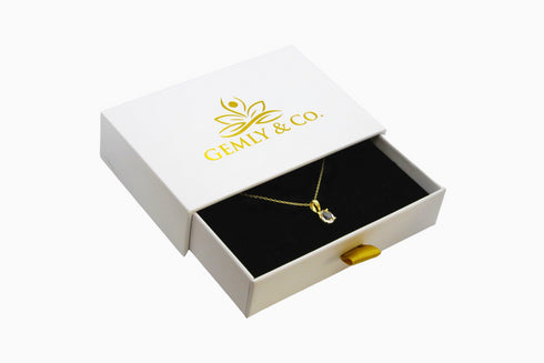 Divya दिव्या | Bergkristall | Halskette | 18K Vermeil Vergoldung