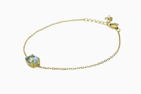 Divya दिव्या | Blue Topaz | Bracelet | 18K Gold Vermeil
