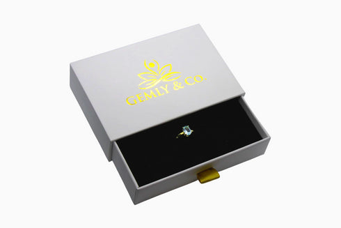 Divya दिव्या | Blauer Topas | Ring | 18K Vermeil Vergoldung