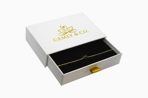 Divya दिव्या | Onyx | Armband | 18K Vermeil Vergoldung