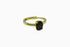 Divya दिव्या | Onyx | Ring | 18K Vermeil Vergoldung