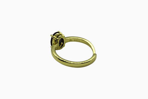 Divya दिव्या | Onyx | Ring | 18K Vermeil Vergoldung