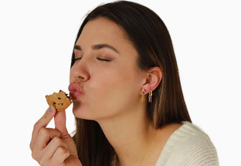 Ameya अमेय | Amethyst | Hoop | 18K Vermeil Vergoldung